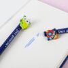 Itotal Penna Gel Cancellabile Blu Alieno Giallo - immagine 2