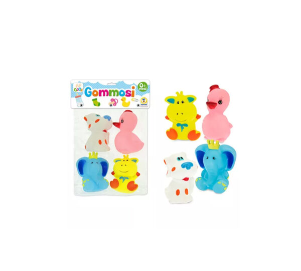 GoGo Gommosi Animali Funny 4 pezzi Età 0+ mesi