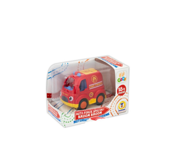 GoGo Auto Forze Speciali Broom Broom Motorizzata a Frizione Età 18 mesi+