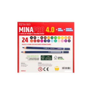 Seven Pastelli Mina Pro 4.0 Colori Sfusi