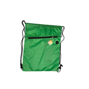 Virca Sacca Zaino Coulisse Verde 42x34cm