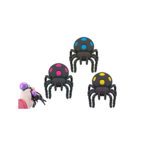 Ragno Squishy nero allungabile Disponibile in 3 colori
