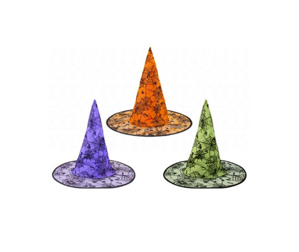 Cappello da strega H. 26cm Disponibile in 3 colori