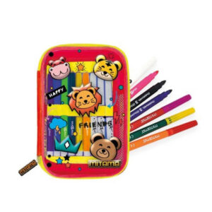 Seven by Mitama Astuccio Magic Pencil Case Happy Friends con pennarelli cambia colore
