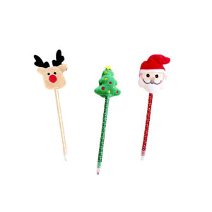 Penne natalizie Plush Topper con Morbido Peluche 3D