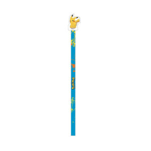 Matita con topper in gomma dei Pokemon Blu