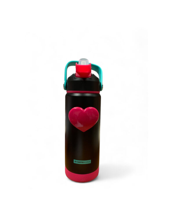 Cartomania Borraccia 550ml in Inox 304 Termica Heart