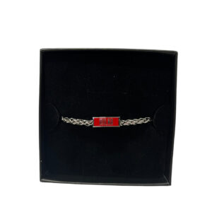 Seven Bracciale con Piastrina AC Milan in acciaio inossidabile