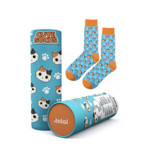 iTotal XL2823 Calzini Orange Cat Taglia unica 36-41 Idee Regalo