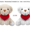Peluche Cagnolino con cuore rosso H.15cm - immagine 2