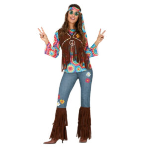 Guirca 86565 Costume da Hippie Adulto Taglia M