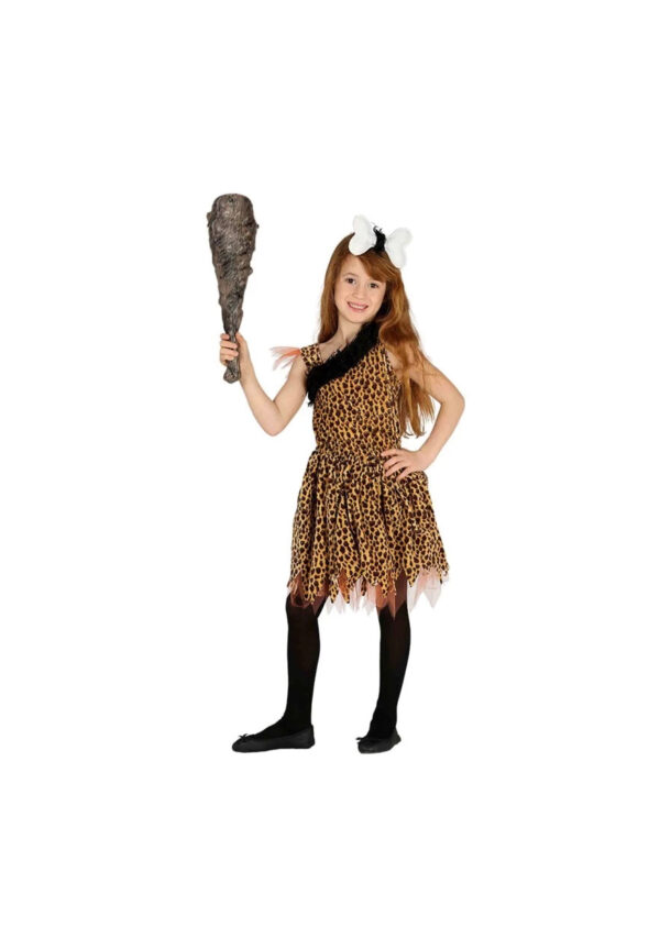Guirca 87543 Costume Cavernicola Primitiva Taglia 7-9 anni