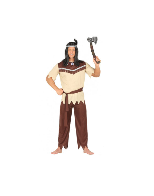 Guirca 88230 Costume da Indiano Cherokee Adulto Taglia L