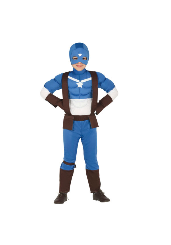 Guirca 88406 Costume Capitan America Taglia 5-6 anni