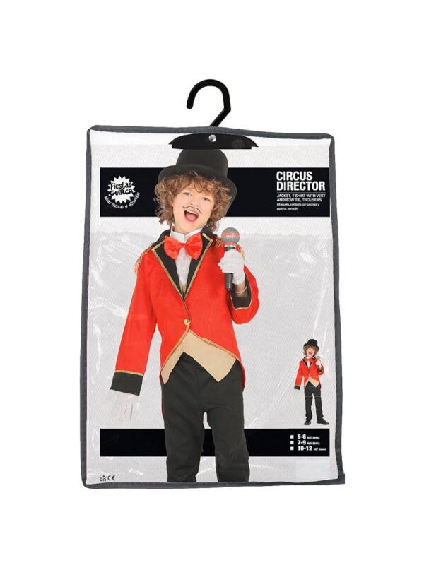 Guirca 88444 Costume Presentatore Circo Taglia 10-12 Anni - immagine 2