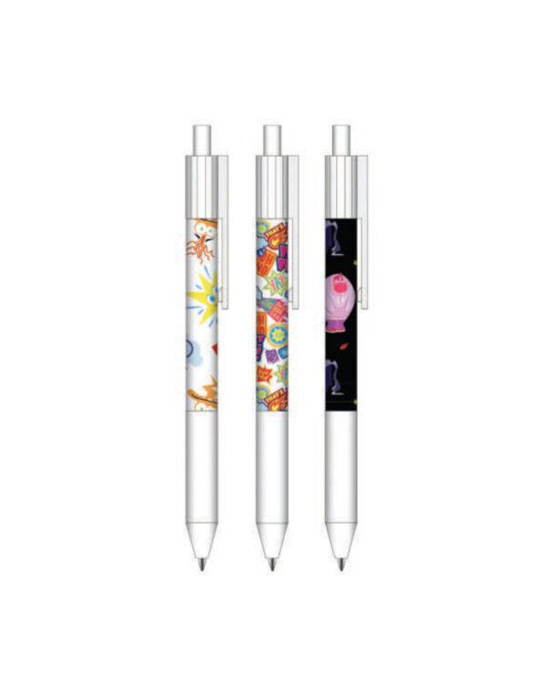 Inside Out 2 Set 3 penne sfera scatto gel Blu Rossa Nera