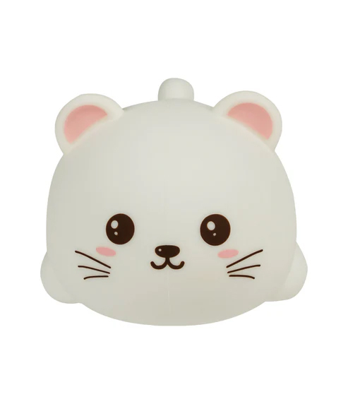 Cartomania Lampada in silicone Soffice Gatto 7 Luci LED Alimentazione USB - immagine 2