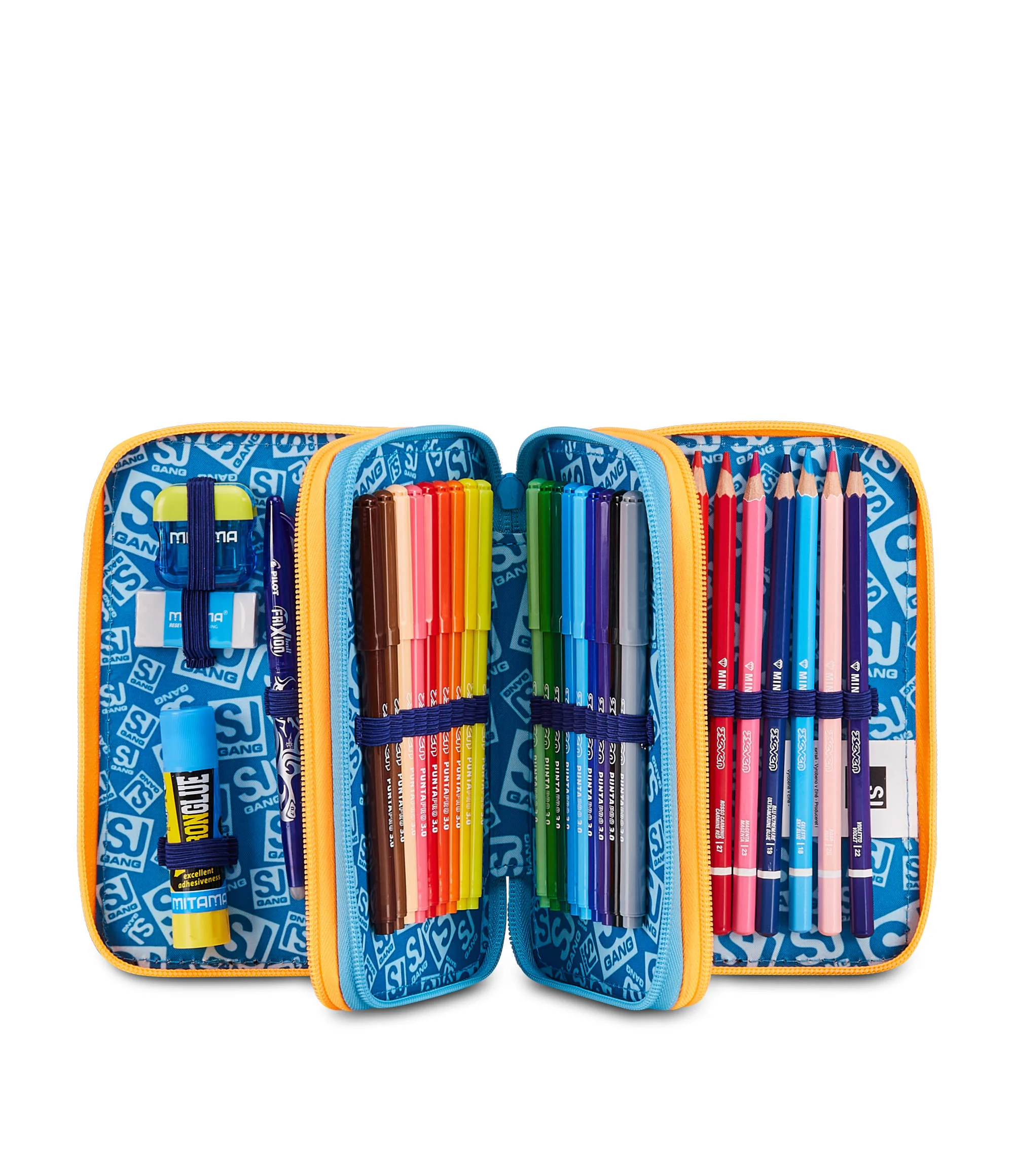 SJ Gang Astuccio 3 zip Completo Joyful Pins 30C202618-574 - immagine 2