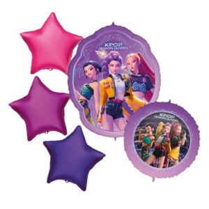 Set Palloncini K-Pop Demon Hunters Composizione 5 pezzi