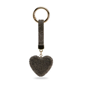 Seven Ideamania Portachiavi Diamond Cuore Nero 30D302631-NR