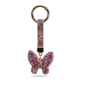 Seven Ideamania Portachiavi Diamond Farfalla Rosa 30D302632-RO