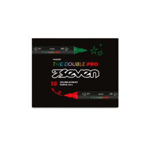 Seven The Double Pro 9 Marker acrilici Doppio Colore 900102634-000