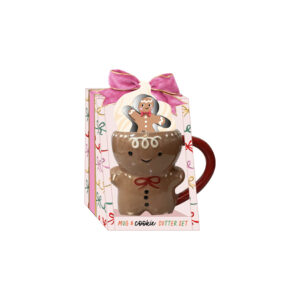 Tri-Coastal Tazza e Cookie Cutter Set Pan di Zenzero